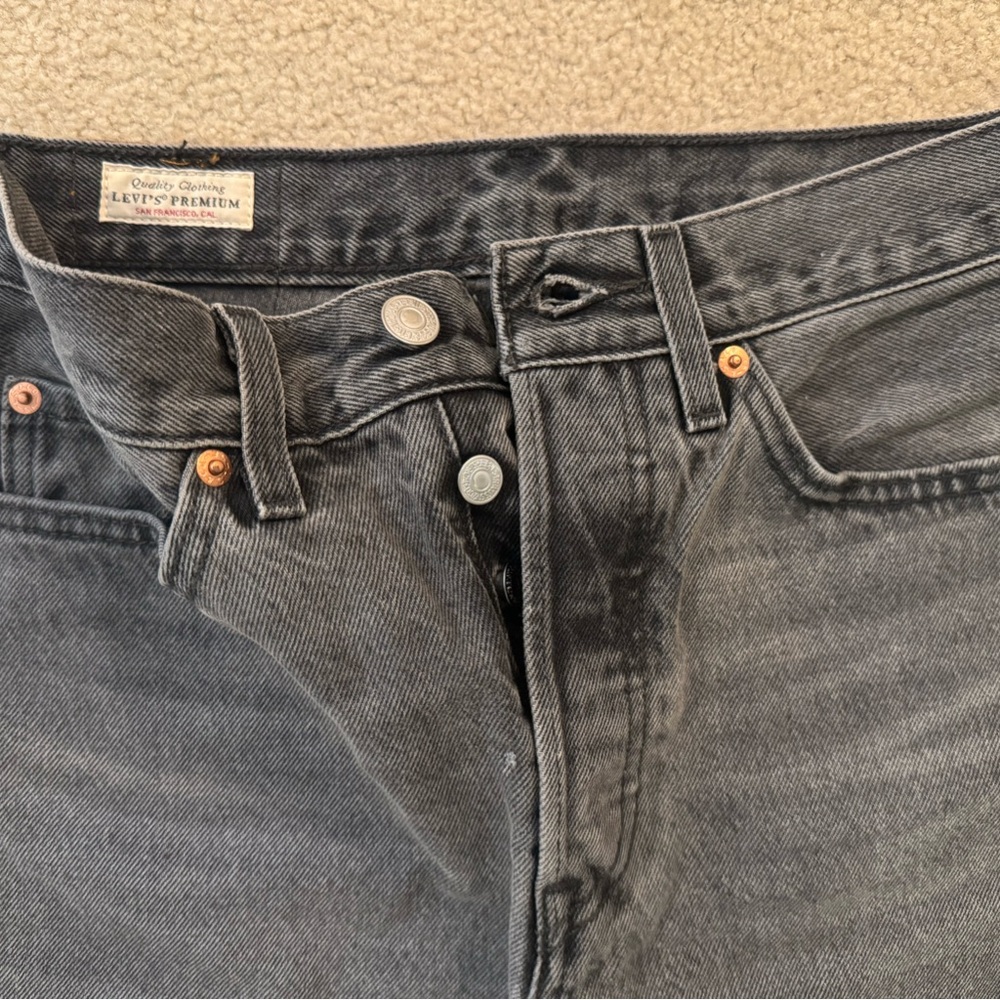 Levi's “Granular Time” Premium Gray Jeans